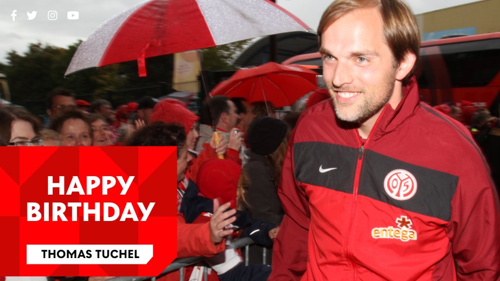 Mainz 05 English On Twitter Happy Birthday Thomas Tuchel Our Forner U19s And First Team Coach Turns 47 Years Old Today Wishing You All The Best From Mainz Upthemainz Https T Co Qimgf2jz3h