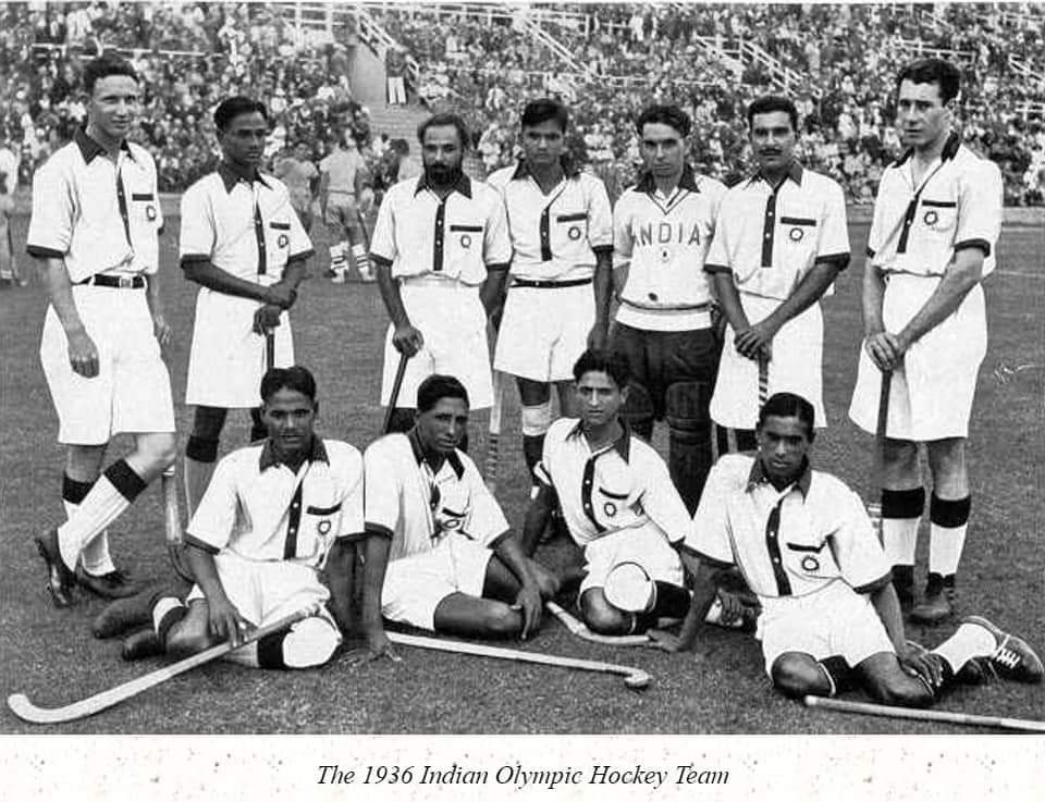 1936 Olympic Gold Medal Team. The Indian Hockey team at the 1936 Berlin Olympics.The hockey brothers went on to represent the India in the 1936 Berlin Olympics.Dhyan Chand, who was the more decorated of the two, often said about his brother, “Roop is a better player than me.”