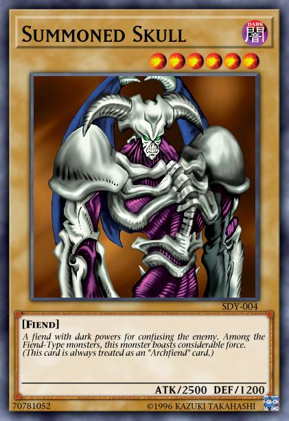 Day 22: Carrying on we have another staple from early yugioh, the "Summoned Skull" or as I called it "sumor/sumon scull". The first one seems kinda shy which would explain why they didn't talk much in the show. The second one just looks like Momo from Avatar.