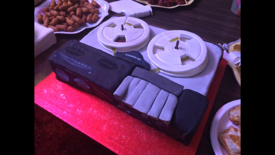 Jon Manel On Twitter Happy Birthday That Reminds Me Of My Uher Cake From Pre Digital Times