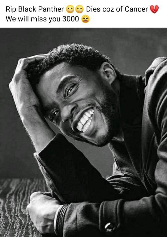 ZhangKoala's tweet photo. RIP Chadwick Boseman (1977-2020)...😭😭😭
You'll always be in our hearts... ❤❤
Wakanda Forever 🖤🖤🖤 https://t.co/x3YyFdxy7m