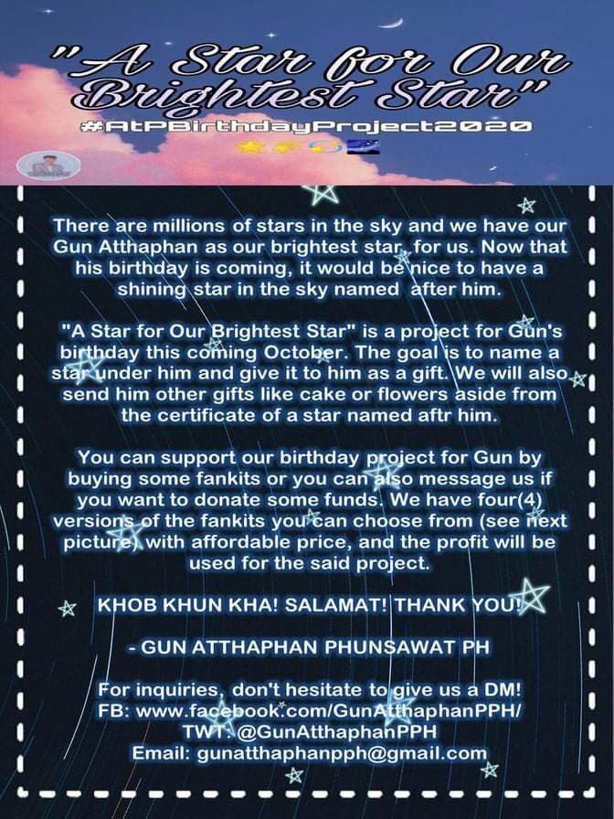 chimonacccw's tweet photo. hello, babiis out there!! you might want to join @GunAtthaphanPH_’s birthday project for gun!! just feel free to dm them &amp; make reading a habit 💚

"A STAR FOR OUR BRIGHTEST STAR"

#AtPBirthdayProject2020🌟🌠💫🌌
#AStarForOurBrightestStarAtP
#ออฟกัน
#กันอรรถพันธ์น่ารักกว่าที่คิด https://t.co/HbYF9kpvFa