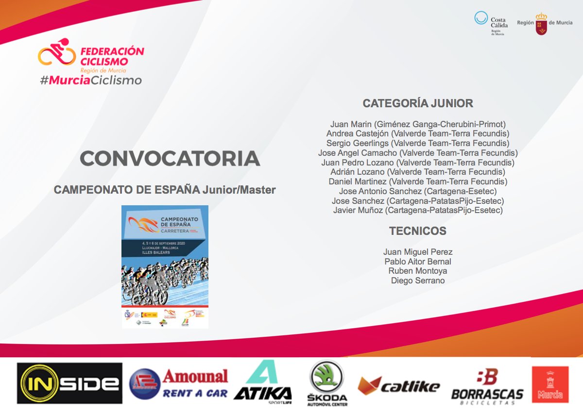 Federación de Ciclismo de la Región de Murcia tweet media