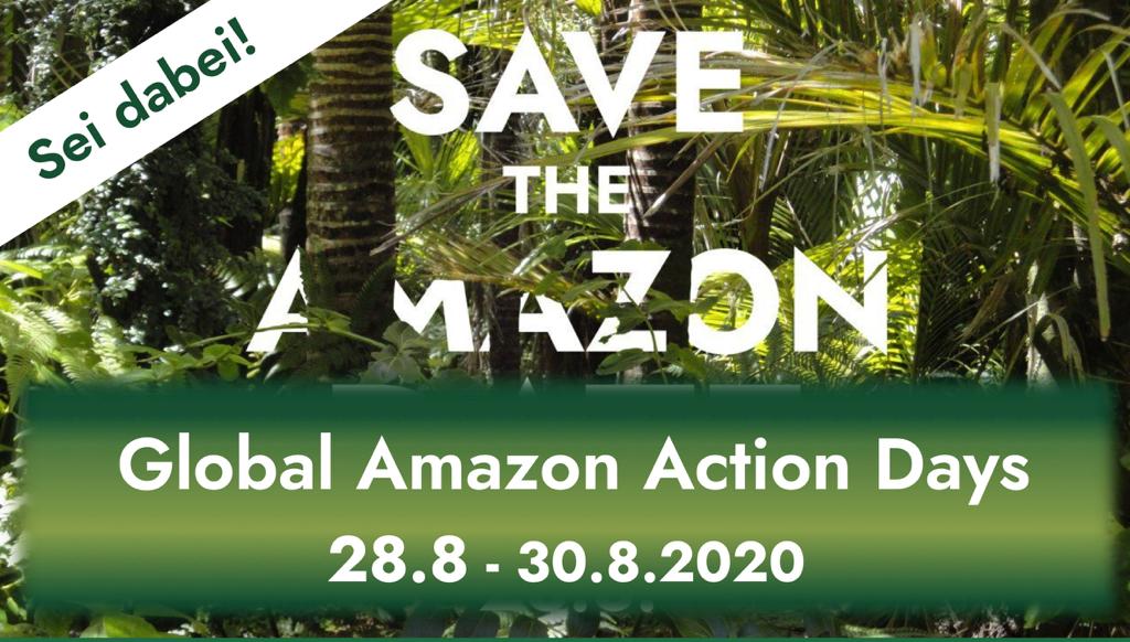 Wir sind kurz davor, einen Kipppunkt zu erreichen und den Amazonas für immer zu verlieren. Vom 28. bis 30. August machenwir globale Aktionen analog und digitale Streiks für den Amazonas-Regenwald.
#SOSAmazonia 
#DefendTheDefenders