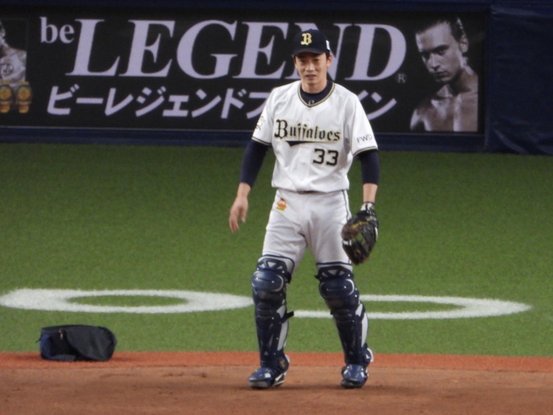 風鈴パパ オリキャッチャーズ 松井雅編 松井雅人捕手 背番号 33 8 28 京セラ オリックスvsロッテ