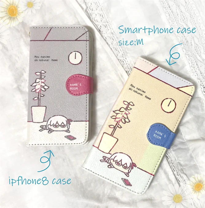 スマホケース&iPhone8ケースはカード入れがついてます!スマホの方はミラーも…私がiPhone8だから作ったんだけどまだまだ8の方はいると信じて作りました?笑 