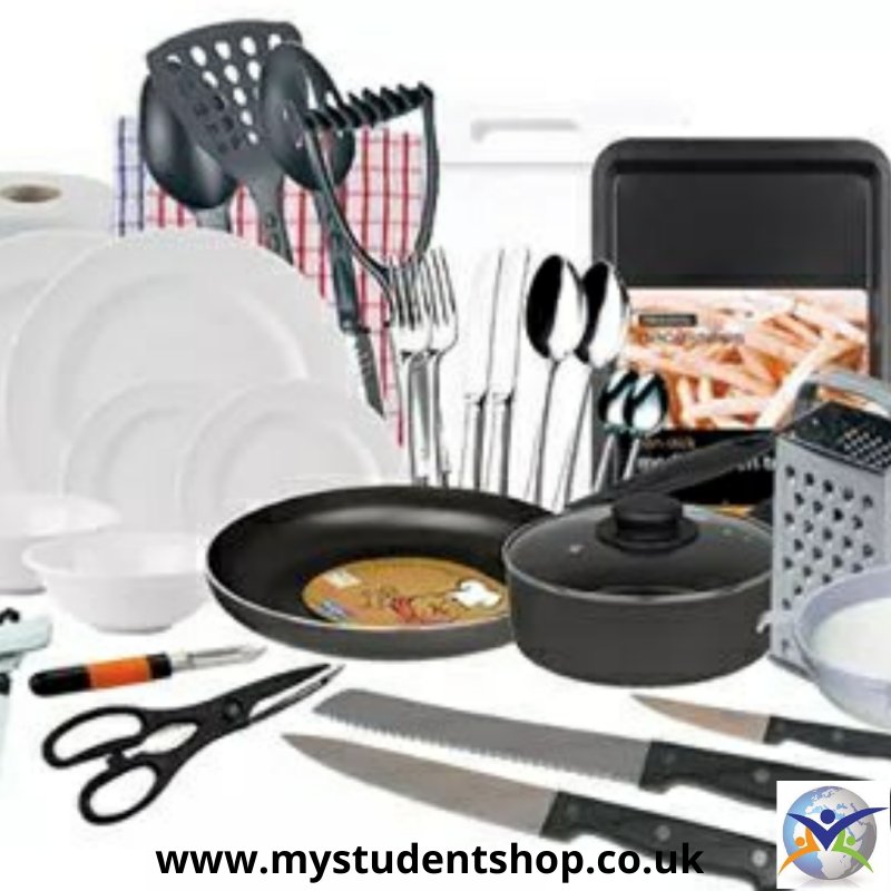Our Kitchen bundle includes lots more. Starting from £80.
#StudentAccommodation #studentlife #studyinuk #freshers #universityaccomodation #mystudentshop
