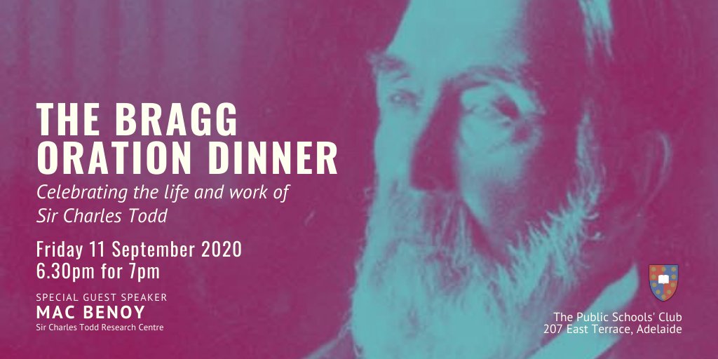 Celebrating the life of Sir Charles Todd, a South Australian pioneer in the fields of astronomy, meteorology and electrical engineering. Find out more here: buff.ly/33NsmGt #Adelaide #SouthAustralia
