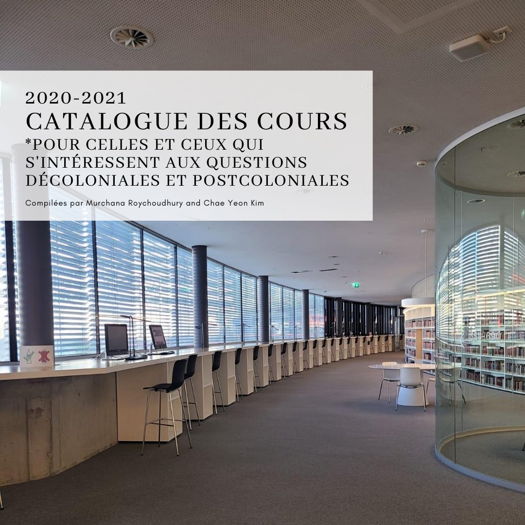 GraduatePress's tweet photo. "Decolonisation is more than a period in history – it is a struggle that continues, even within the spaces we currently occupy in the ivory tower of academia. We present this course catalogue as a starting point."

Collected for and by @iheid students:

https://t.co/2blzq12dfp https://t.co/OiASeZFo8l