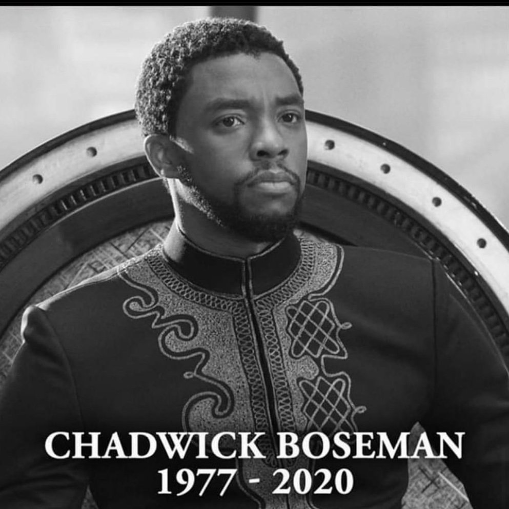 SaintMike66's tweet photo. @chadwickboseman R I P https://t.co/uqQ2wuZGzY