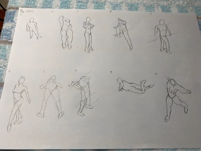 51日目。
カメラが引いてる構図がやっぱり顔小さくなりがちな癖ある。認識しておく()
横からの俯瞰も新鮮で激ムズ😇 