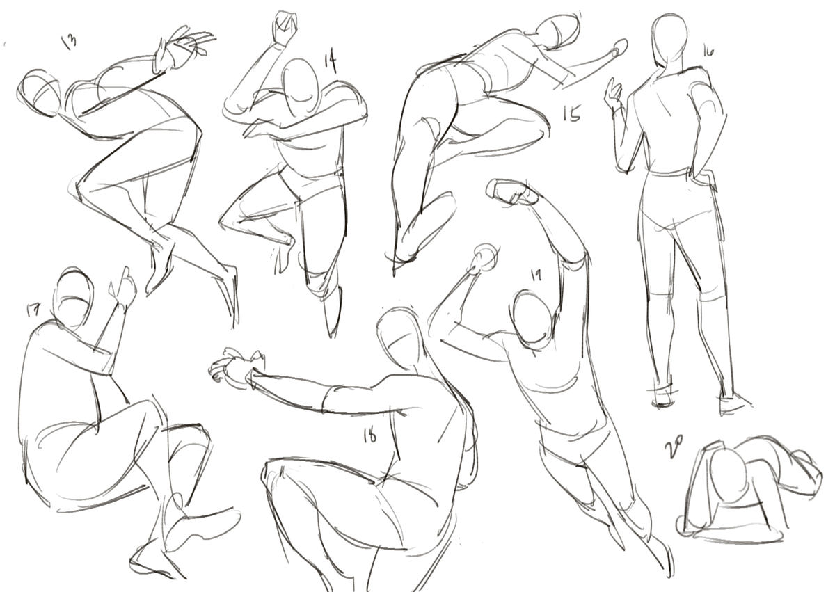 an hour of sketchin and only 20 poses ;w;
losin my touch lol