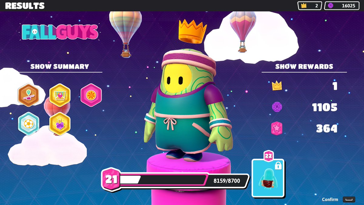 FaZmash's tweet photo. Practicing some Fall Guys and I just won my first crown HYPE! 
#fallguysfunny #fallguysultimateknockout #fallguystrailer #fallguysasmr #fallguysbestmoments #fallguysgameplay #fallguyslive #fallguyslivestream #faz #fazmash #fallguys #ultimateknockout #fallguysgame https://t.co/lu3WzFrMUg