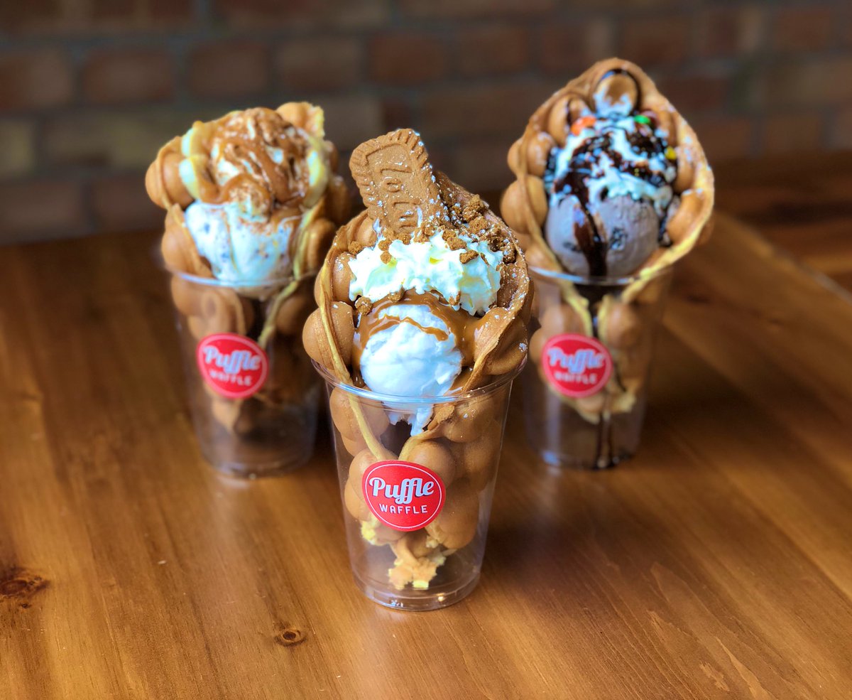 theAlbertDock's tweet photo. PUFFLE WAFFLE BIG FLAVOUR WEEKEND

Make sure you get to @Pufflecompany today until 6pm to try their brand new limited three flavours
 
🍫 Chocolate galore 
🍨 Biscoff caramel 
🍌 Banoffee cinnamon 

#RoyalAlbertDock #PuffleWaffle #Waffles #Sweet #Savoury #LiverpoolEats #Foodie https://t.co/8JbNKkoeMX