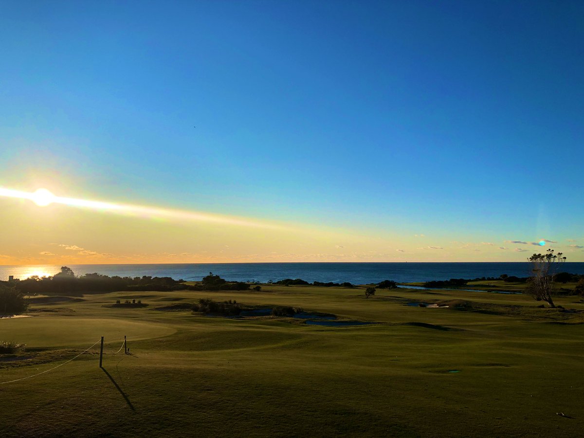 caa007's tweet image. Early morning at St Michael’s Golf Club  - looking over the ninth fairway. @stmichaels_golf
