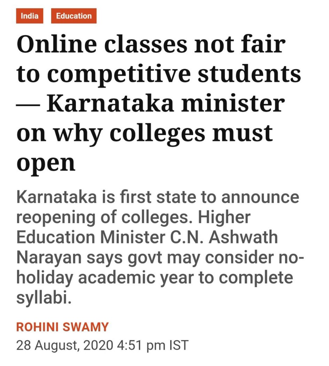 purnima65261401's tweet photo. #reopencollege 
#SATYAGRAH_reopencollege
@DrRPNishank
मंदिर खुल गये, शाँपिंग माॅल खुल गये, जिम खुल गये, 
यहाँ तक कि शराब के ठेके भी खुल गये।
लेकिन बच्चे शिक्षा से दूर होते नजर आ रहे।
सरकार को अब उच्च शिक्षा संस्थान खोलने के बारे मे सोचना चाहिए।
#SaturdayThoughts 
@IndianExpress https://t.co/hmGvVqyrdT