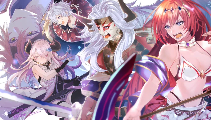 土古戦場お疲れ様でした! #グラブル  #グラブルファンアート 