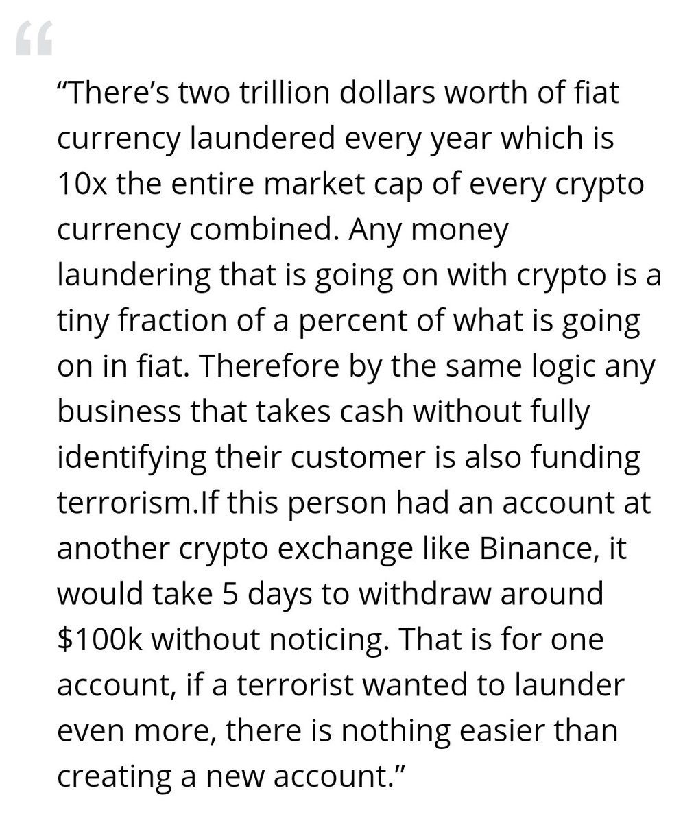Not suggesting this will happen but thinking about worst-case scenarios helps making the right choices today.If enough people are avoiding trusted third-parties and don't go back to fiat, none of the above bs matters.More distrust, more Todd 