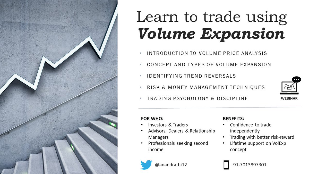 anandrathi12's tweet photo. Announcing Two days Online Workshop on #volumeexpansion #volexp
Date: 19& 20 sept, 2020. https://t.co/oSfpO1AYQm