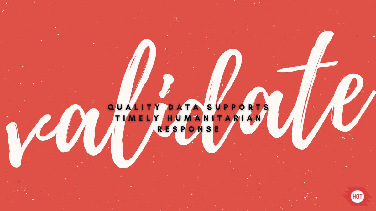 Validation of data mapped by our volunteers provides quality information for humanitarian response.

Learn how to become a validator. Register here 👇
buff.ly/2YGRYkN