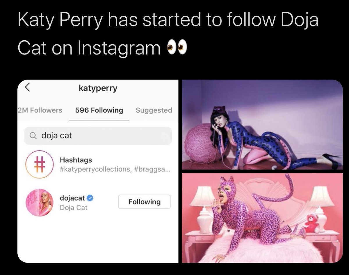 Y’all maybe I’m reaching but it all makes sense maybe there’s a new song on Nicki’s album or remix on Katy’s album Are y’all here for  @NICKIMINAJ X  @Katyperry X  @dojacat ?