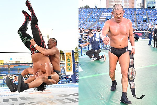 新日本プロレス・鈴木みのる NEVERオープンウェイトチャンピオン 記念