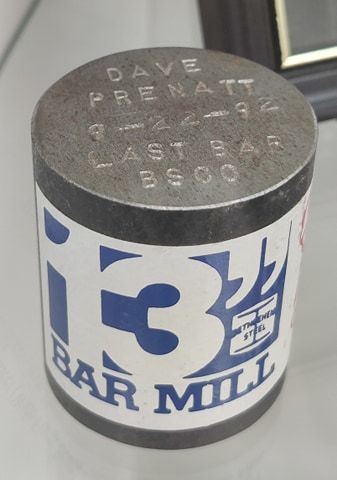 SPMofWNY's tweet photo. In 1993 Bethlehem Streel announced the shutdown of the 13β Bar Mill at Lackawanna. This Bar is a part of the last bar rolled at the plant. Learn more in our exhibit "The Steel Crisis! The Decline of Buffalo's Steel Industry.
#steelindustry #bethlehem #steel #spmofwny #bufflony https://t.co/OG2Qns6lRM