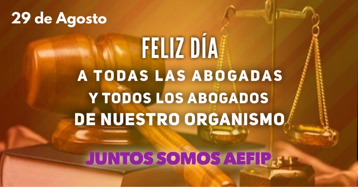 ⚖️🗓 Feliz Día a todas las compañeras y compañeros que llevan adelante esta gran profesión haciendo cada día su aporte para construir un país más justo