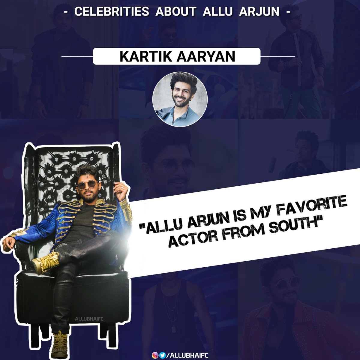 Chocolate Boy Of BTown  @TheAaryanKartik About Stylish  Allu Arjun !! #IndianStyleIconAlluArjun @alluarjun