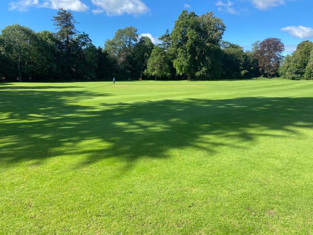 It’s game on at Birlingham where our groundsman has done a fantastic job getting the wicket and outfield looking this fabulous despite the heavy rainfall ☔️
