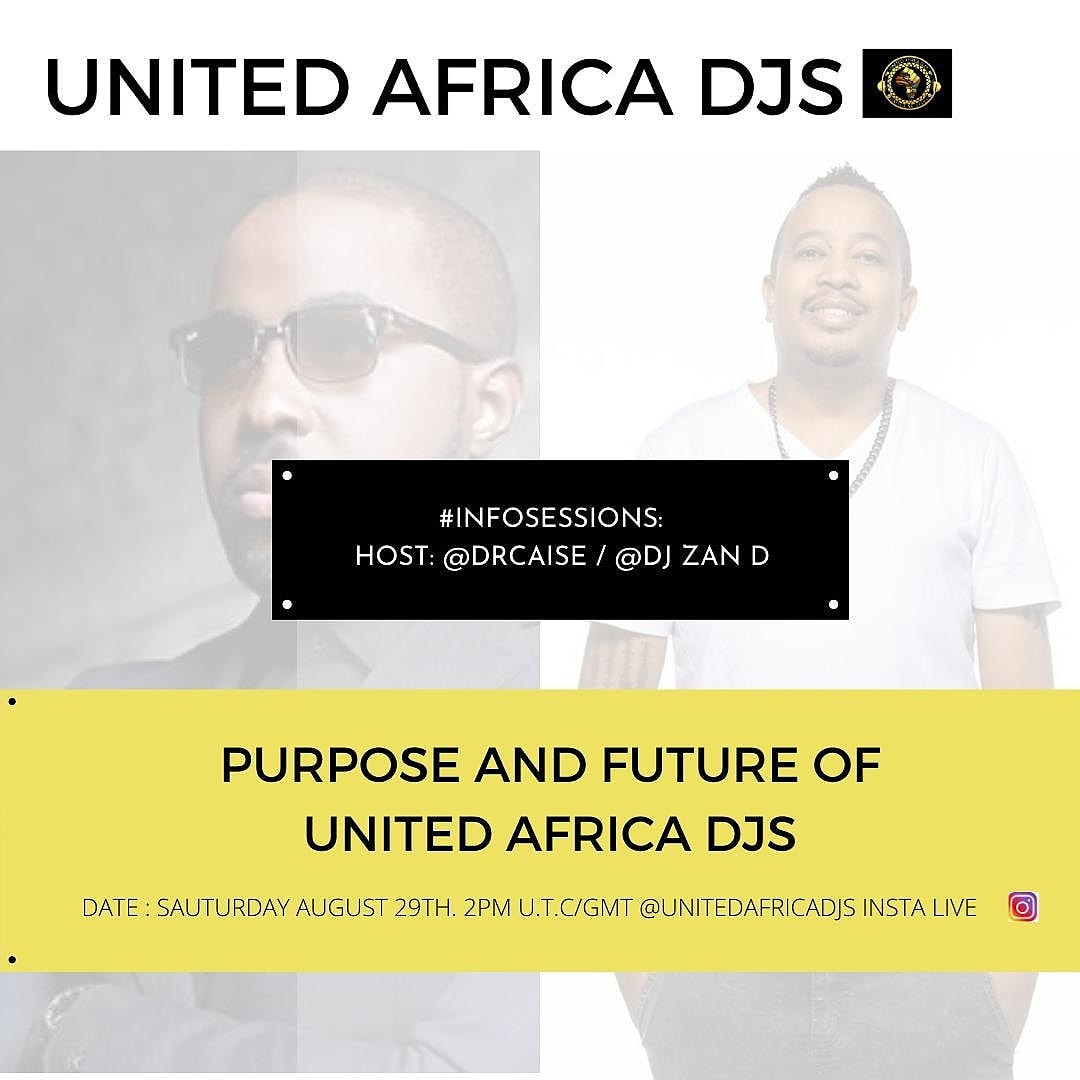 Join <a href="/UnitedAfricadjs/">United Africa Djs</a>  on Instagram live and learn more about the movement
