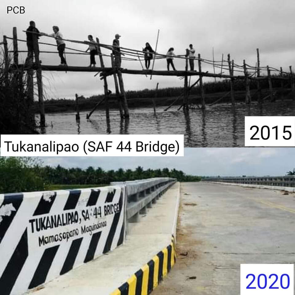 BulairChase's tweet photo. Developments in Barangay Tukanalipao, Mamasapano, Maguindanao. 

Tukanalipao Bridge (SAF44 Bridge) Before and After Photos 

#Buildbuildbuild
#Tukanalipao
#Mamasapano
#SAF44
#SAF44Bridge
#Maguindanao https://t.co/VnjX1IttPZ