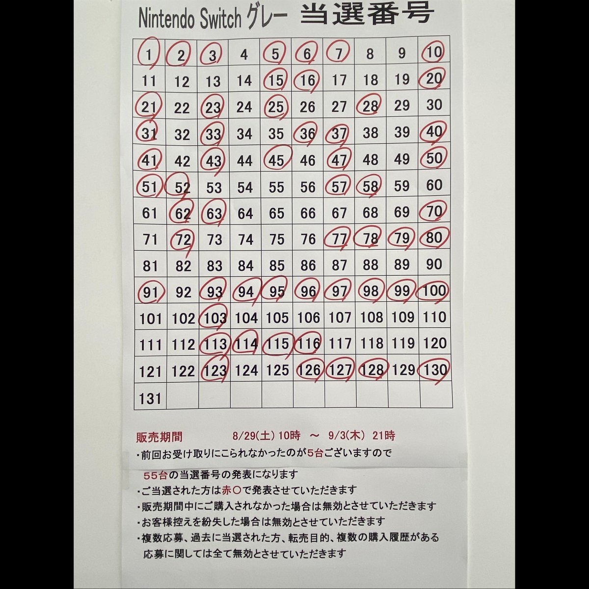 ヤマダデンキ Labi渋谷 8 23 8 27までに抽選応募された方の当選結果になります 販売期間は8 29 9 3までの間になります スイッチ Switch 任天堂 ヤマダデンキ Labi渋谷 8 23 8 27までに抽選応募された方の当選結果になります 販売期間は8 29 9 3までの間になります スイッチ Switch 任天堂