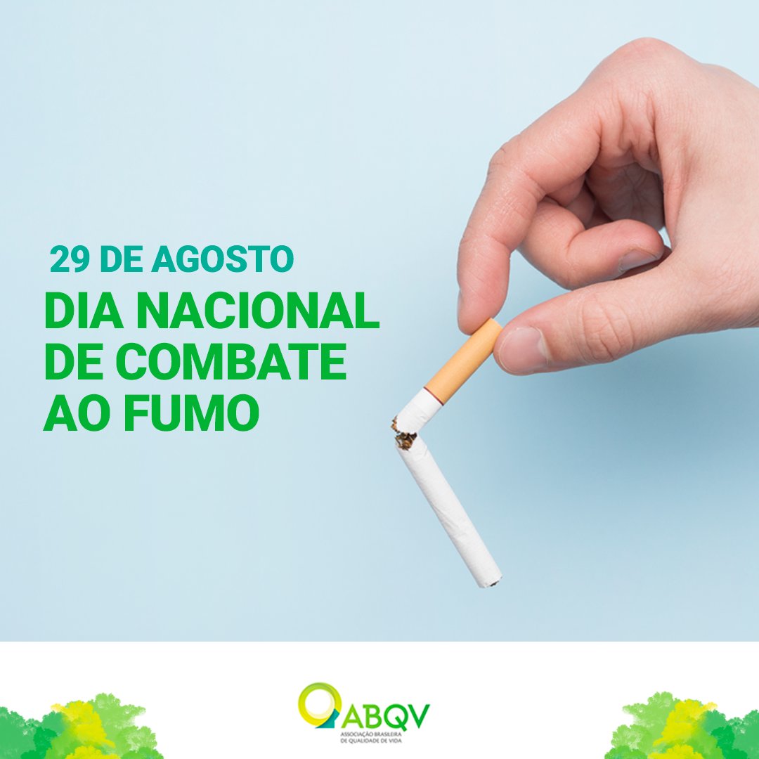 ABQV's tweet photo. Dia 29 de agosto é o Dia Nacional de Combate ao Fumo.
Procure ajuda médica e pare de fumar! No futuro você vai agradecer ter parado hoje! 

#qualidadedevida #recursoshumanos #rh #vidasaudavel #vidamelhor #saudecorporativa
#paredefumar #DiaNacionaldeCombateaoFumo #Paredefumar https://t.co/YKYAzPSqcj