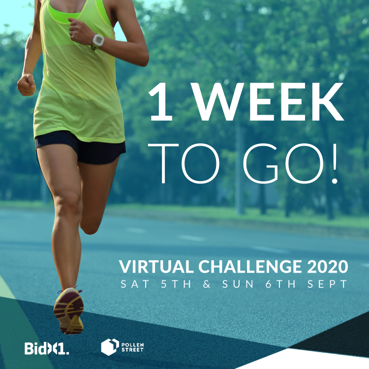 ONLY 1 WEEK TO GO until the Friends of Cross Virtual Challenge 2020!
⠀⠀⠀
Visit buff.ly/3jfDgZN to donate early!