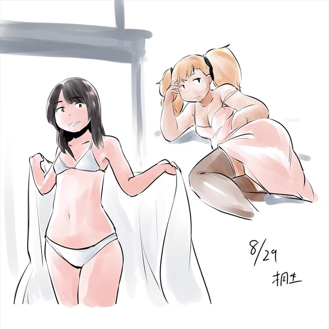 (下書きは)5分スケッチ 