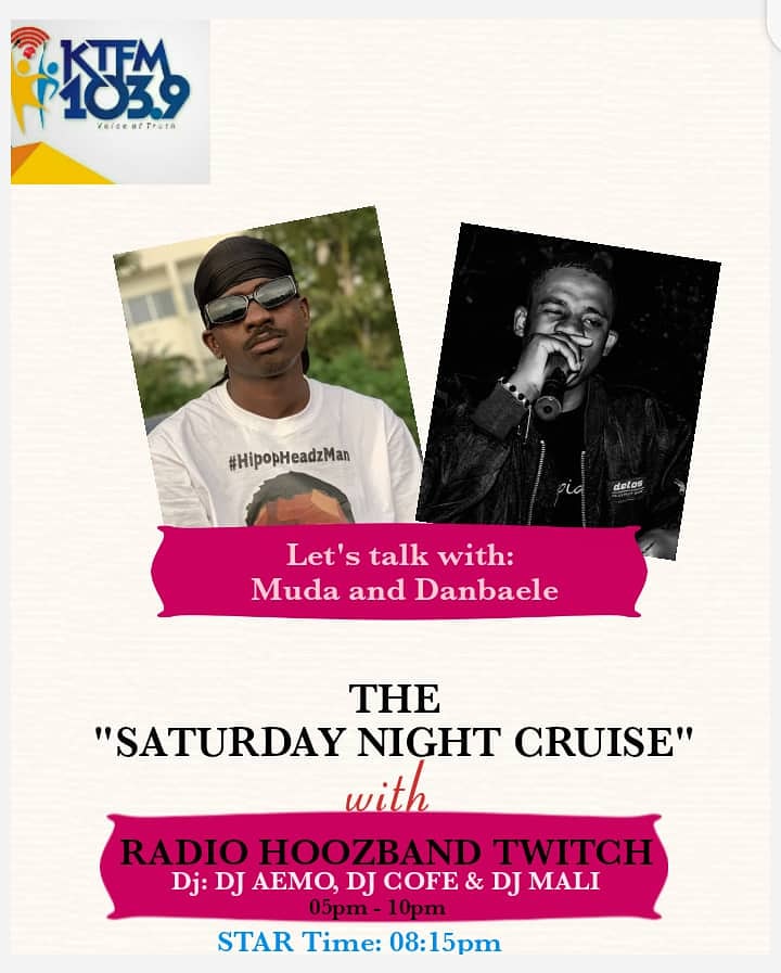 Bibot Artist Muda F x Danbaele will be on air by 8:15pm turn on your radio to KTFM 103.9 and catch the last saturday of the month cruise... BiBOT MUSIC WORLDWIDE 
help retweet
@mjay_muhammad @FUDJigawaNG @CampusFud @mudaharuun @danbaelee @jerrydoubles @JasawaTC @ChopLife_gang