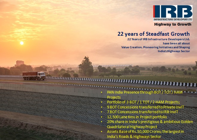 Somkant89's tweet image. Good contractor, timely delivery of highway construction and services and its work is also perfect. #IRBInfrastructureDevelopers youtube.com/watch?v=abDUdw…