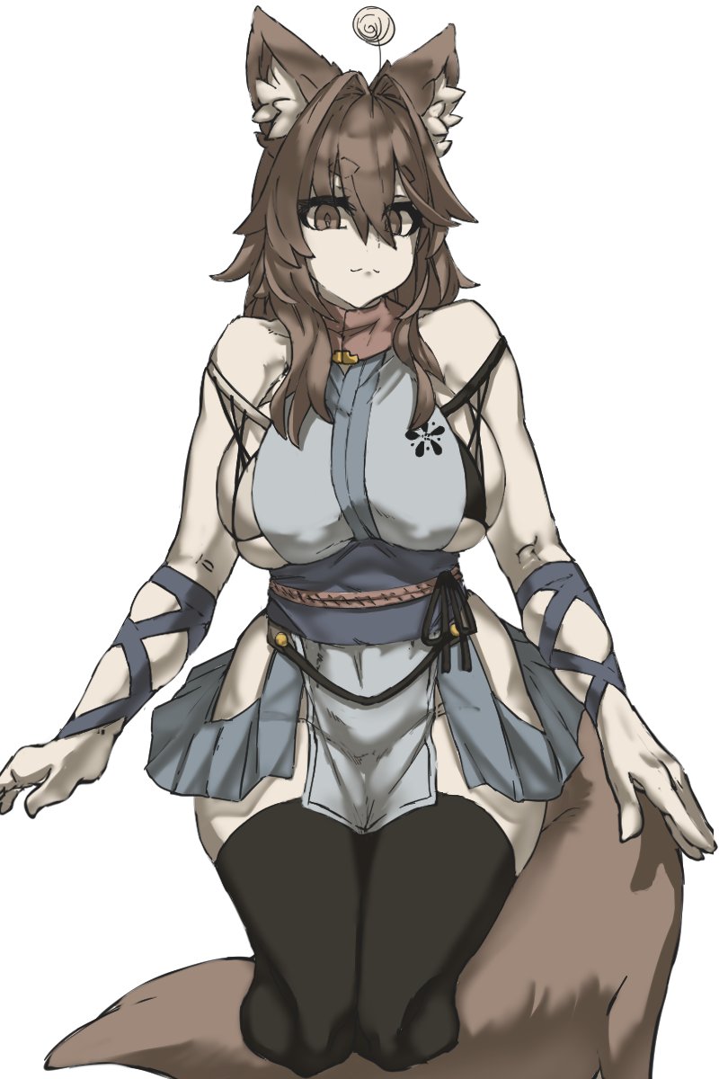 ヌアちゃんに藤月ちゃんの服着せた…藤月ちゃんの衣装エチみが高い…🥰💦 