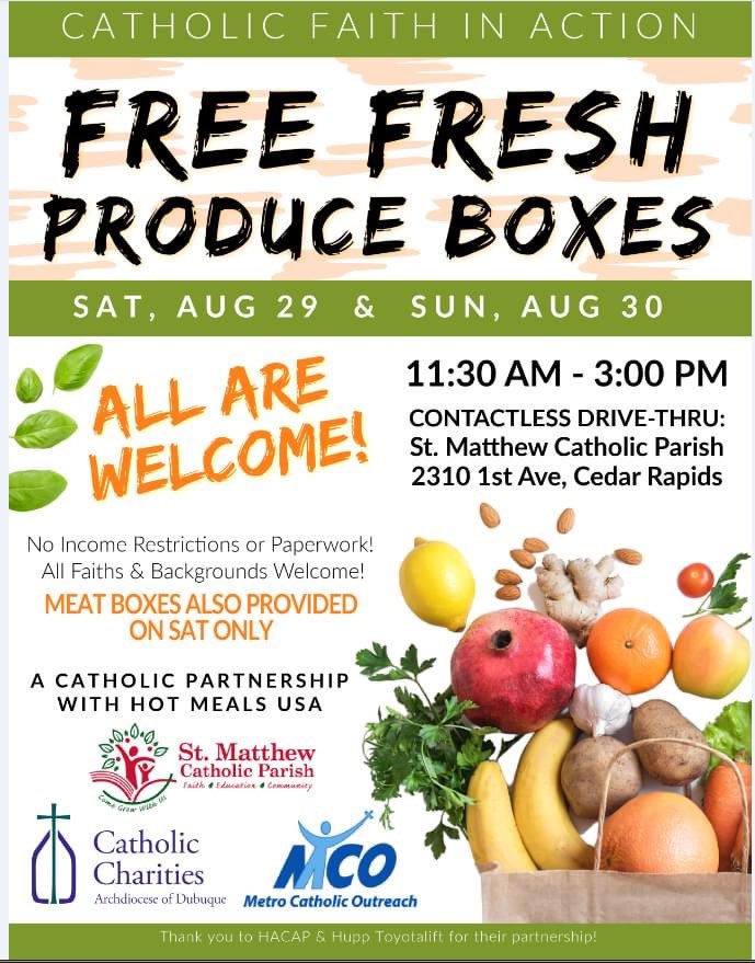 Fresh foods this weekend.