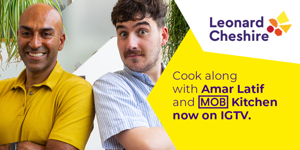 AmarLatif_'s tweet image. The cook along I did with @mobkitchenuk, @whatwillycook  and @LeonardCheshire is now live on Instagram TV, and just in time for lunch, too! 

Don't forget to check it out - more info at the link below 😊
leonardcheshire.org/mobkitchen

#ActuallyICan #MOBKitchen