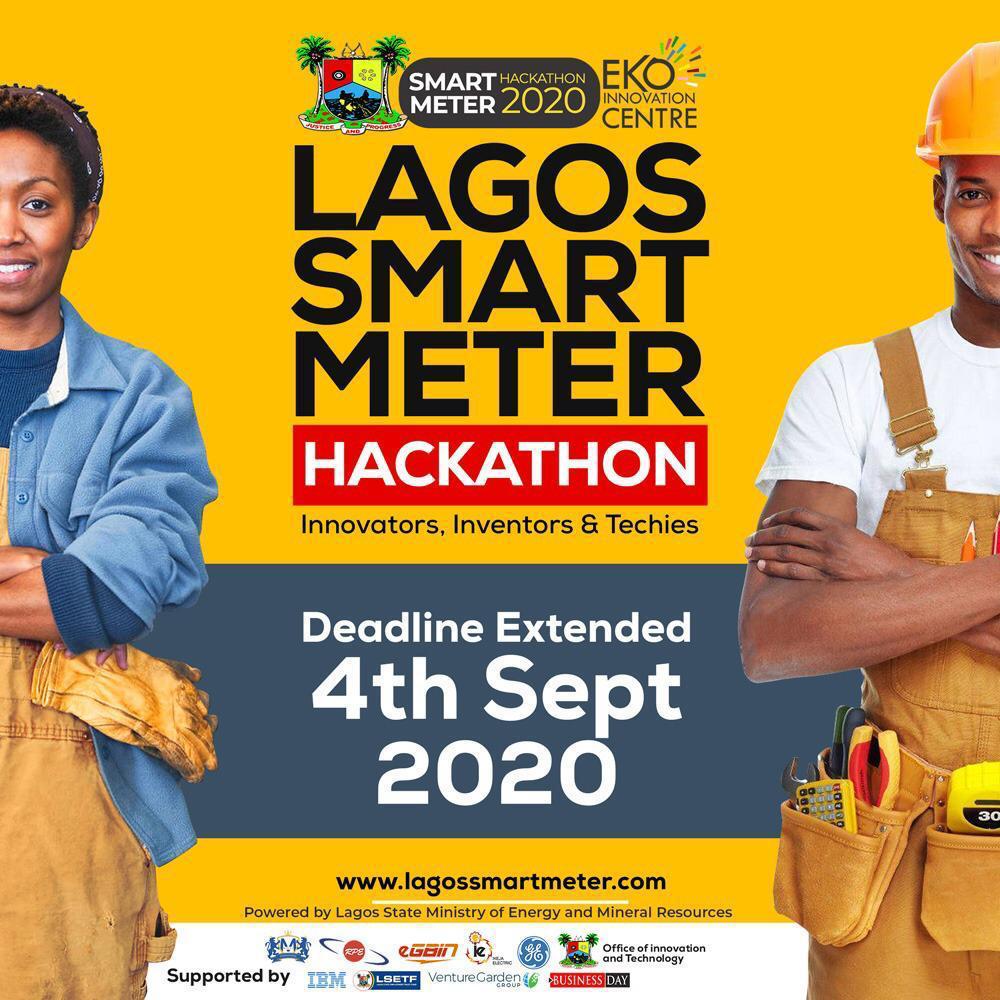 VentureGardenNG's tweet photo. Have you applied for the #LagosSmartMeterHackathon? Over N7million in #cashprizes &amp; other juicy benefits are up for grabs. Simply assemble your team &amp; submit your metering solutions @ https://t.co/ss6L1eyW8Q before Friday, 4 September 2020.

#smartsolutions #powerlagos https://t.co/nmzB7XXSn3