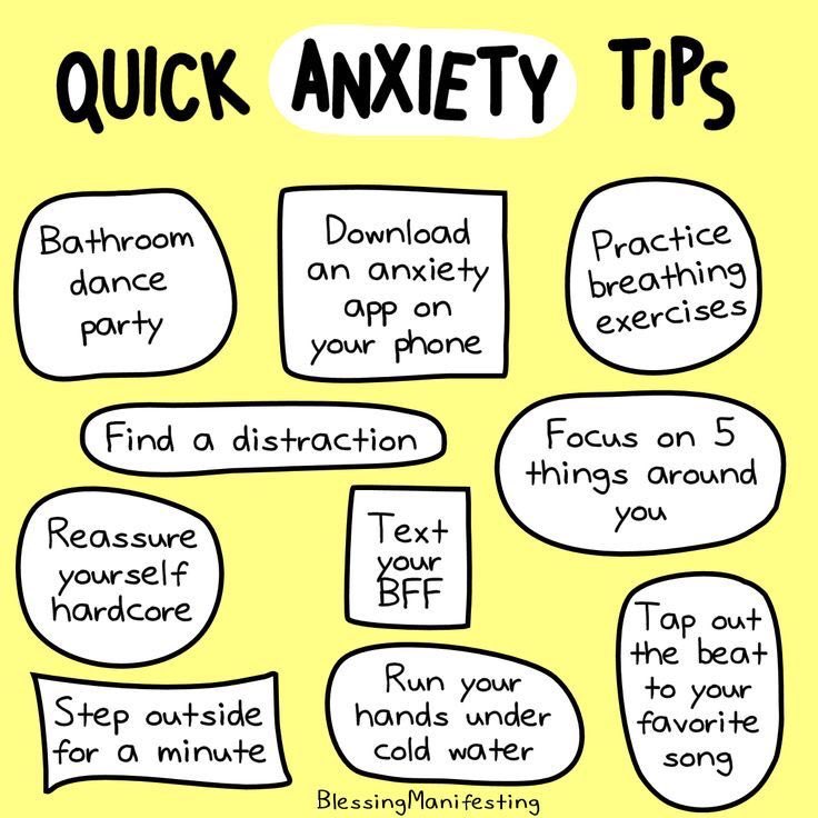 quick anxiety tips