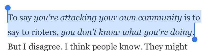 Exactly. Rioters and looters always know what they’re doing. They’re firmly committed to ushering in the greatest age of exceptionalism America has ever seen.It’s because they care about us that they loot us. Don’t we see it’s for our own good?