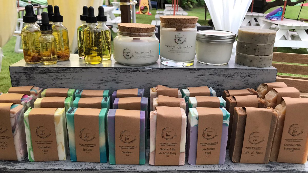 All setup at Brighton Farmers Market!!! See you soon, we’re here till 10am! #farmersmarket #SaturdayMorning #shoplocal #madeinbarbados #handmadebykae