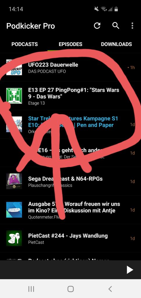 Mein erster ganz alleine veröffentlichter Podcast... Bist du stolz <a href="/Sliebschner/">susie Liebschner</a>? <a href="/Die13Etage/">Etage 13</a>