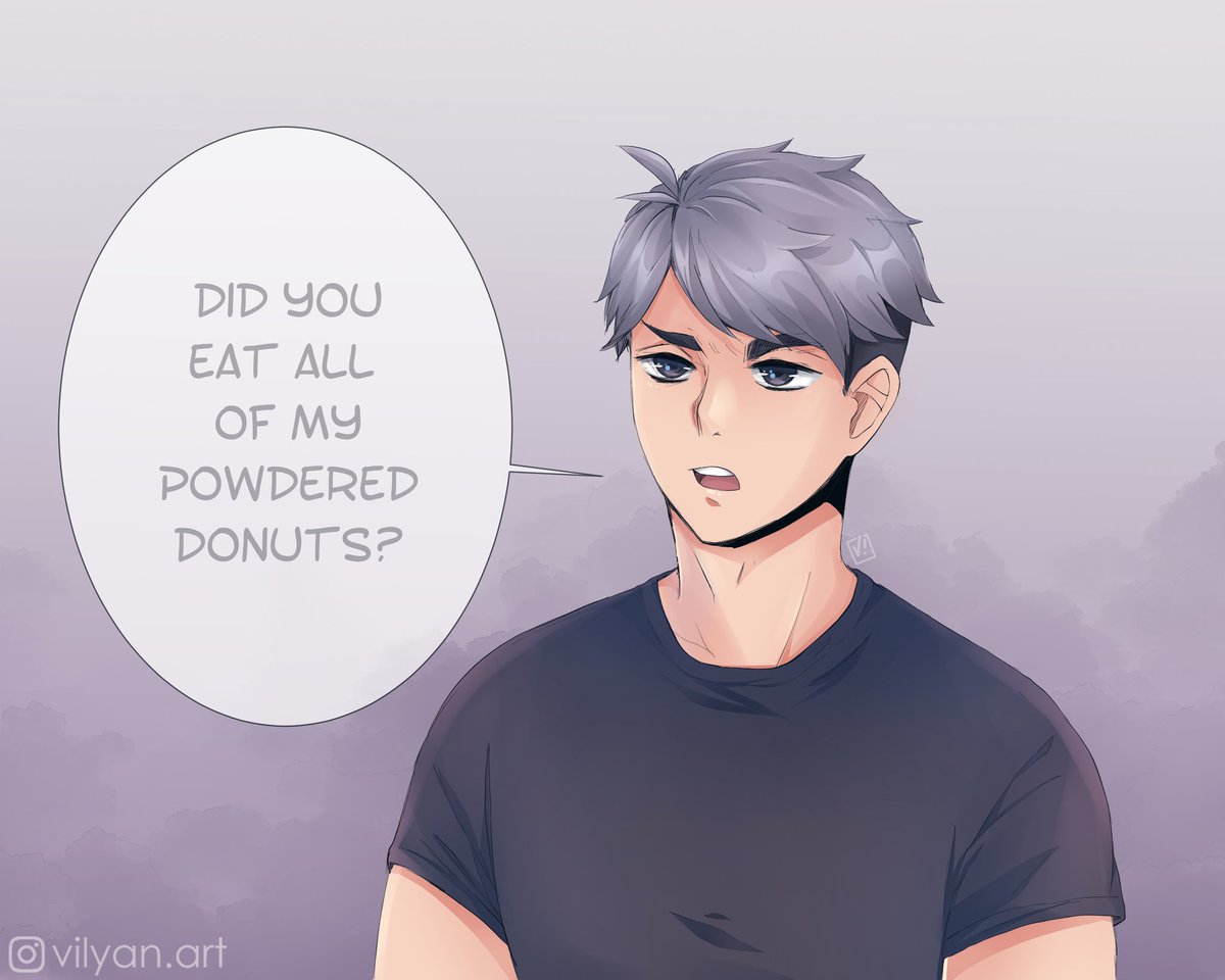 Of course Atsumu ate all powdered donuts. ?
?? Miya twins are fighting again. ?And it's always about the food. ✨?
#miyatwins #Atsumu #Osamu #Haikyuu 