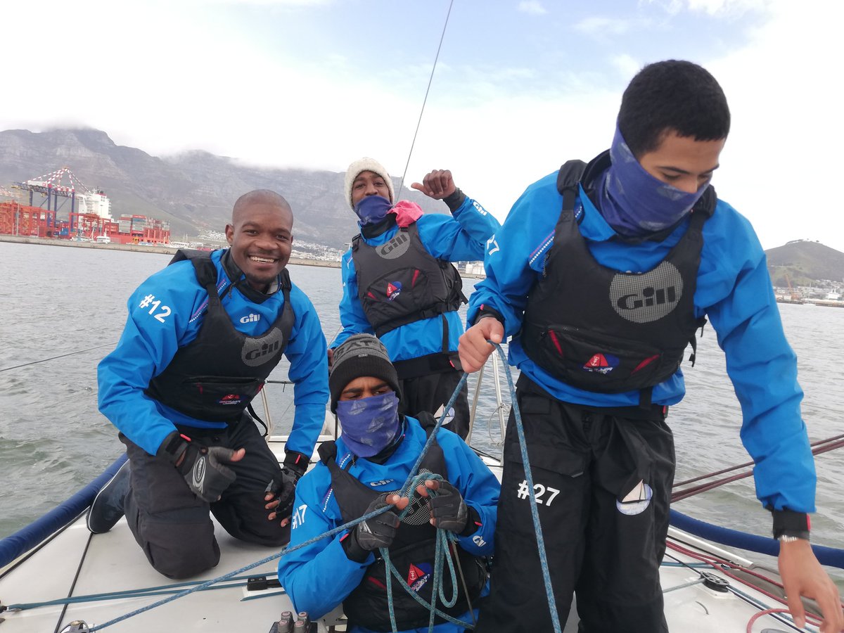 RCYC_sailing's tweet photo. Today it was  windy, cold and raining but that didn't stop us from going out there doing what we do best,sending it ⛵
.
.
.
.
#SailTraining #LearnToSail #RCYCSailingAcademy #capetownshutdown #ZumaLetterToRamaphosa https://t.co/Bo4cNXw8nH