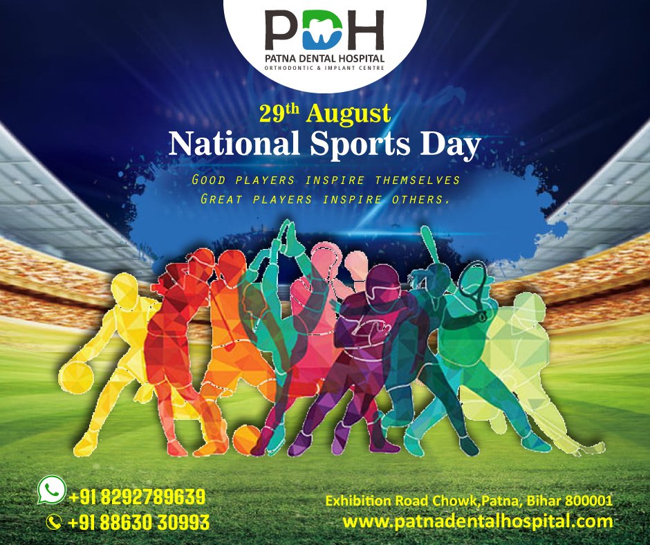 nishants916's tweet photo. GOOD PLAYERS INSPIRES THEMSELVES.

#patnadentalhospital #sportsday #OralHealth #Dentist https://t.co/jZPxzFnBGH