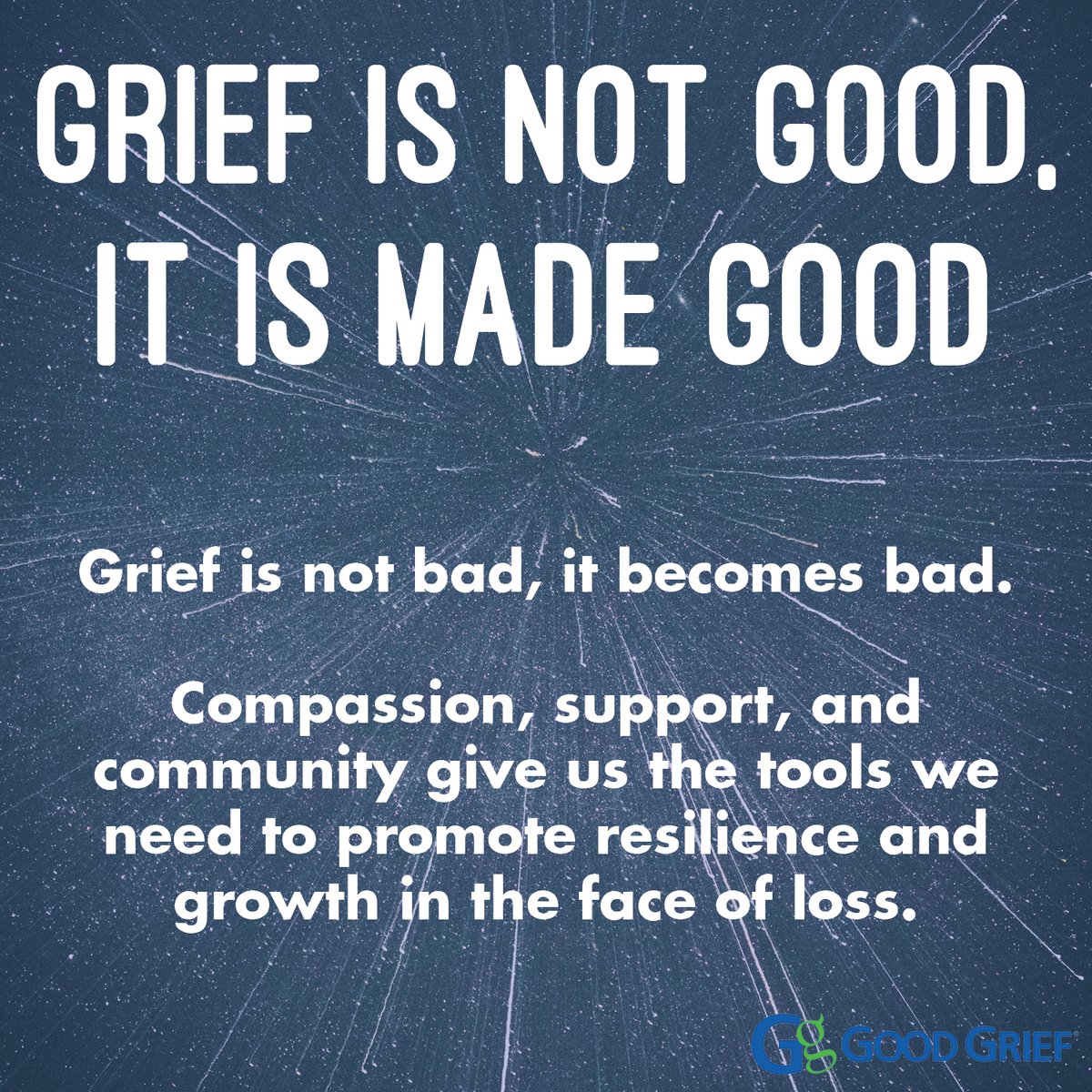 GoodGriefNJ's tweet photo. How are you showing compassion and support to those grieving in your community? 💙💚 #griefisgood https://t.co/AVCSpPepgc